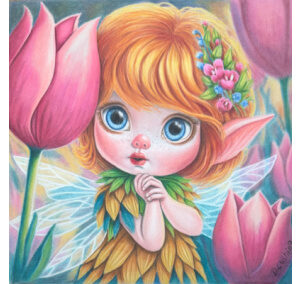 Among the Tulips
