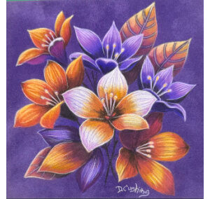 Purple Among Orange