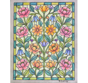 Floral Stain Glass